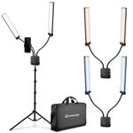 Lume Cube Flex Light Pro - Portable Dual LED Lamp with Tripod and Phone Holder Mount | Flexible 2-Point LED Lights for Tattoo Artists, Beauticians, aestheticians, lash Artists, and Content Creators