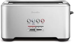 Breville the Lift and Look Pro 4-Slice Toaster, Brushed Stainless Steel, BTA730BSS