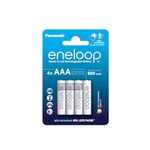 eneloop AAA/Micro Ni-MH battery (4-pack), rechargeable battery, NEW upgraded min. capacity 800 mAh