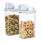 NBILIC Cereal Containers Storage 4-4L Cereal Dispenser For Pantry Organization