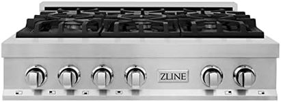 ZLINE 36 in. Legacy Gas Rangetop with 6 Burners and Porcelain Cooktop in Stainless Steel (RT36)