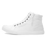 Rocket Dog Jazzin Hi Womens White Canvas - Size 6 UK - White