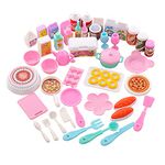 Miunana 43 Doll Food Accessories Set Tableware Kitchenware Kitchen Set For 11.5 Inch Dolls