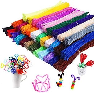 Pipe Cleaners,1600 Pieces Pipe Cleaners Crafts Pipe Cleaners Craft Supplies in 32 Colors Chenille Stems for Home and School DIY Art Crafts (0.23 x 11.8 Inches)