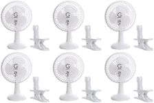 Genesis A1CLIPFANWHITE-6PK clip fan white, 6 inch, 6 Piece