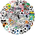 100PCS Soccer Stickers for Scrapboo