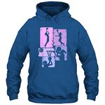 Lunar Zone Basketball Girl Girls Basketball Player Coach Fans Unisex Hoodie Gift Women Men Hoodie (Royal;L)