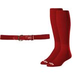 Rawlings Belt & Socks Combo | Baseball/Fastpitch Softball | Multiple Sizes/Colors