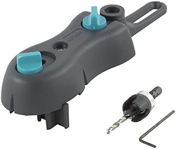 wolfcraft 6960000 - Kit de Perçage pour Terrasse Bois - Pour un Vissage des Lames de Terrasse - Pour Lames de 100 à 145 mm - 3 pièces