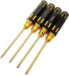 KIRO&SEEU Hex Driver Set 4 Piece Steel Allen 1.5 2.0 2.5 3.0 mm Hex Screw driver Tools Kit Se RC Tools Helicopter