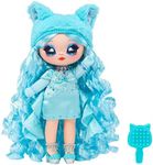 Na Na Na Surprise Sweetest Gems Series - Marina TEALSTONE - 7.5"/19cm Soft Fashion Doll Aquamarine Birthstone-Inspired with Blue Hair, Charmeuse Dress, Beanie, Brush - Collectible - for Kids from 5