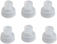 6PCS 00600.1000 fits for Bunn Silicon Seat Cup Faucet,White Tea nozzles 006001000