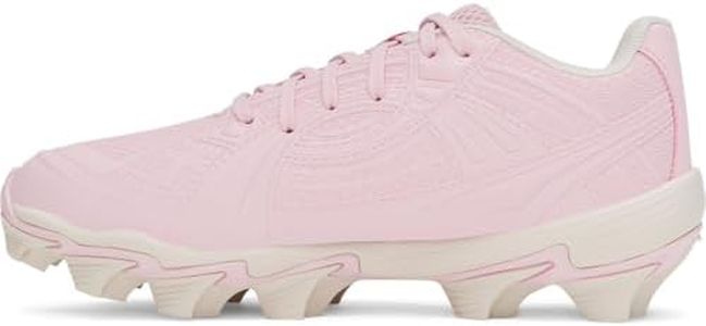 Under Armour Girls' Glyde Sola RM JR Softball Cleats, (647) Prime Pink/White/Prime Pink, 5.5, US