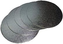 Pack of 5 Cut Edge Round Cake Board