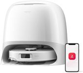 roborock Qrevo Curv S5X Robot Vacuum and Mop, 18500Pa Suction, Zero-Tangling Design, FlexiArm Side Brush & Mop, Smart Obstacle Avoidance, Self-Washing & Drying, Self-Emptying, Perfect for Carpet