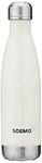 Amazon Brand - Solimo Stainless Steel Insulated 24 Hours Hot or Cold Bottle Flask, 500 ml, Off White