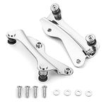Mofun 4 Point Docking Hardware Kit Chrome Tour Pack Backrest Docking Compatible with Harley Touring Road King Street Road Electra Glide 2014-2024