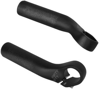 FIFTY-FIFTY Bike Bar Ends, Mountain Bike Handlebar Ends, Alloy MTB Bicycle Bar (110mm, Black)