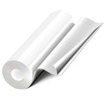 EPRCUT White Permanent Vinyl Roll, Glossy 12" x 50 FT Adhesive Vinyl, DIY Decals for Craft Cutter, Glossy Permanent Vinyl for All Cutting Machine