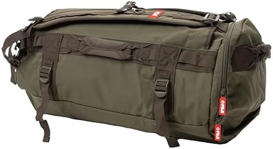 FUJI Unisex Convertible Duffle Backpack, Water-Resistant (Not Waterproof), Multi-Functional Luggage Gym Bag for Men and Women, Military Green
