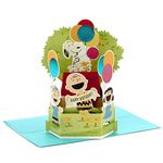 Hallmark Paper Wonder Peanuts Pop Up Birthday Card (Snoopy, Charlie Brown, Day Filled with Fun)