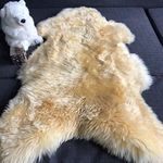 Sheepskin Rug - 100% Natural for Baby, Medical Quality, Relugan, Large | Long Fur | Wildash London