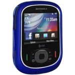 Amzer Rubberized Snap-On Crystal Hard Case for Motorola Karma QA1 - Blue