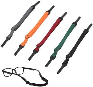 MXTIMWAN Cordón Elástico Ajustable Para Gafas, 5 Piezas Correas Antideslizantes Para Gafas, Correa Elástica de Retención de Gafas, Correa Ajustable Para Gafas, Para Mujer Hombre Niños