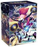 PoKéMoNhoopa unblound deck box with 2 dividers for pokemon trading cards- Multi color, Rectangular, plastic & polyvinyl_chloride