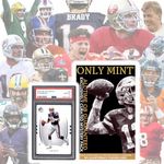 ONLY MINT Ultimate Football All-Time Legend & Superstar Quarterback Graded 8-10 Guaranteed Graded NFL Card Mystery Pack | QB in Each Pack | Grades by PSA BGS SGC CSG | Blind Bag Contains 1 Graded Card