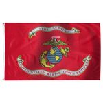 Eder Flag - Endura-Poly Retired Marine Corps Flag - Indoor & Outdoor - Proudly Durable - Fade-Resistant - Quality Craftsmanship (3X5 Foot)