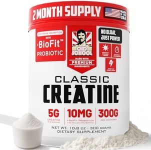 Classic Creatine – Creatine Monohydrate with BioFit Probiotics - Micronized & Quality Controlled – Muscle Growth & Strengh – Exclusive BioFit Probiotics for Fast Absorption & No Bloating – 60 Servings
