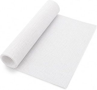 HANGOOGER 13 Mesh Needlepoint Canvas, 20" x 18" White Pure Cotton Blank Needlepoint Canvas, Stiff Blank Canvas for Needlepoint Embroidery Cross Stitch, Suitable for Beginners