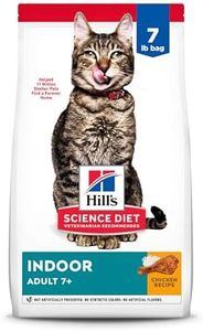 Hill's Science Diet Senior Adult 7+ Indoor, Chicken Recipe, Dry Cat Food for Older Cats, 3.17kg Bag