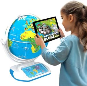 PlayShifu’s Latest Educational Globe for Ages 4+ - Orboot Earth Explorer | AR Interactive Globe Toy | 400+ Wonders | 1000+ Facts | Exciting Features | Constellation Mode | Magic Stylus | Zap-on Panels | 720° Rotation | Fun Games | Solve Mysteries | STEM Toy | Free App