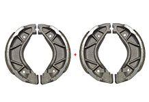 NIKAVI Motorcycle Front & Rear (Combo) Brake Shoe Set Compatible for Yemaha Ray (BSS09+BSS09)