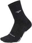 DEFEET Men's Woolie Boolie 4-Inch Sock, Mens, WB2C4201, Charcoal, Medium