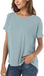 Herou Short Sleeve High Low Tops fo