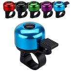 JFmall Bike Bell Bicycle Bell with Loud Crisp Clear Sound, Road and Mountain Bike Bell Adults Kids(8 colors)