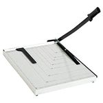 Namibind Heavy Metal Base Paper Cutter or Guillotine Paper Cutter or Paper Trimmer (Paper Size - A3 and A4) White