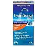 hydraSense Advanced Eye Drops, For Dry Eyes, Fast and Long Lasting Relief, Preservative Free, Naturally Sourced Lubricant, With Provitamin B5, 10 mL