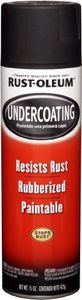 Rust-Oleum 15 Oz Black Rubberized Undercoating Spray Paint, Black, 6 Pack