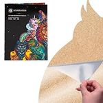 UNIDRAGON Original Jigsaw Puzzle Saver, Wall Art Mounting System to Display Completed Boards, Includes Cardboard Base, Stickers, 3 Sheets Adhesive Labels, Patches & Instructions - for KS, S & M Size