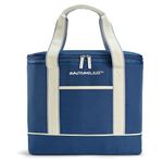 Rachael Ray Soft Reusable Insulated Canvas Grocery Tote Bag, Navy