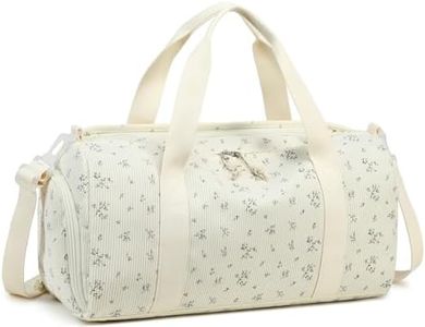 Duffle Bag for Gym Sports Women Girls Workout Travel Bag Weekender with Shoe Compartment and Wet Pocket