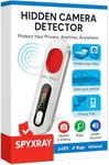 SPYXRAY 5-in-1 Hidden Camera Detectors, RF GPS Tracker Detector, Camera Detector Spy Camera Finder, Hidden Bug and Camera Detectors, Listening Device Detector, Portable Design, for Hotels & Car