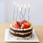 Silver Birthday Candles