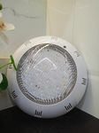 A K Lighting 12W LED Pool Light | 10" ABS Round Body | 60mm Thick | Cool White | IP68 Waterproof | Wall Mounted Underwater Light for Swimming Pools