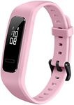 HUAWEI Band 3e Smart Fitness Activity Tracker, Dual Wrist & Footwear Mode, 5ATM Water Resistance for Swim, Professional Running Guidance, Pink, One Size