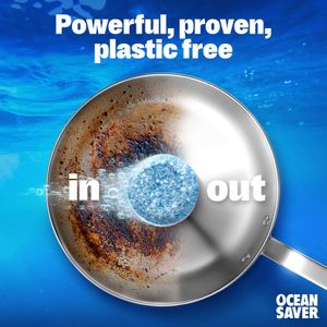 OceanSaver Eco Dishwasher Tablets – 100-Pack Biodegradable Cleaning